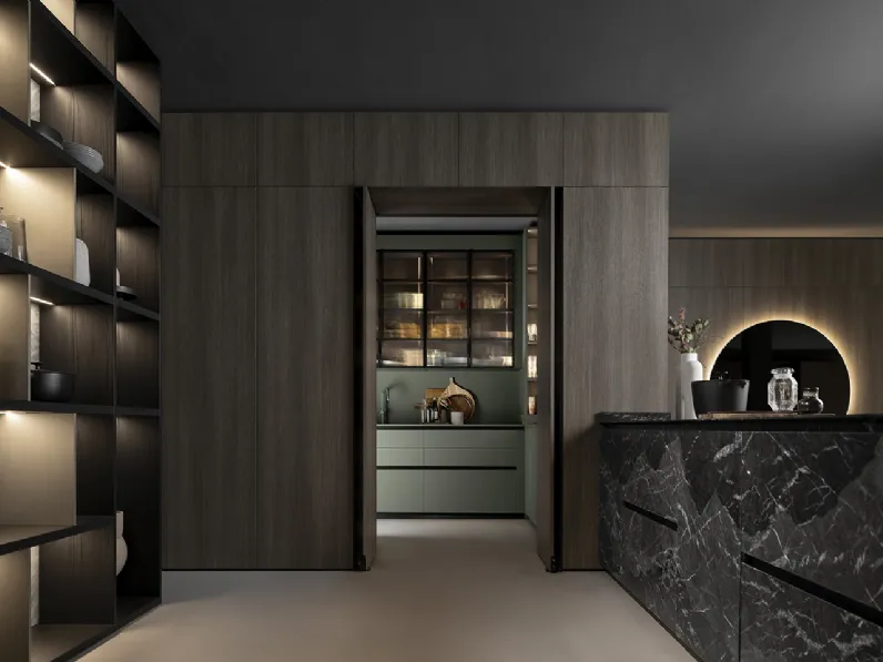 Cucina Design con penisola Dandy Collection di Mittel