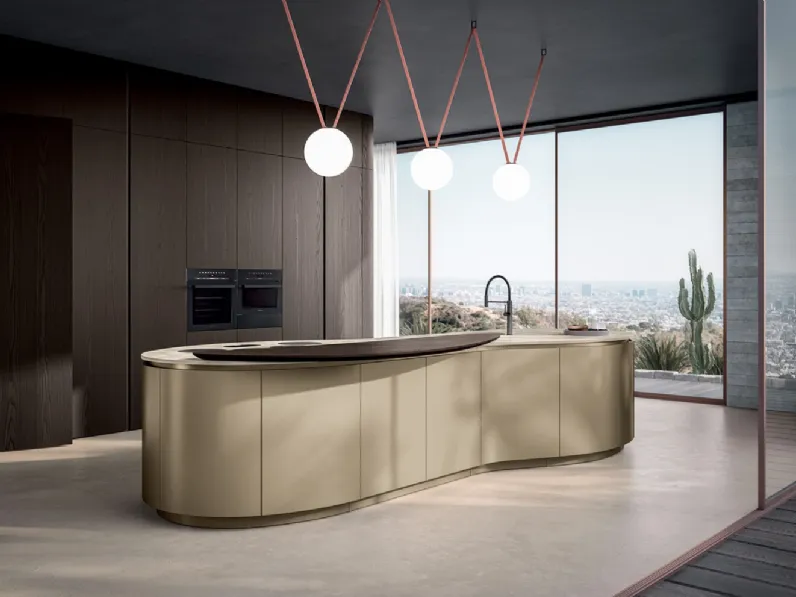 Cucina Design con isola Domina di Aster Cucine