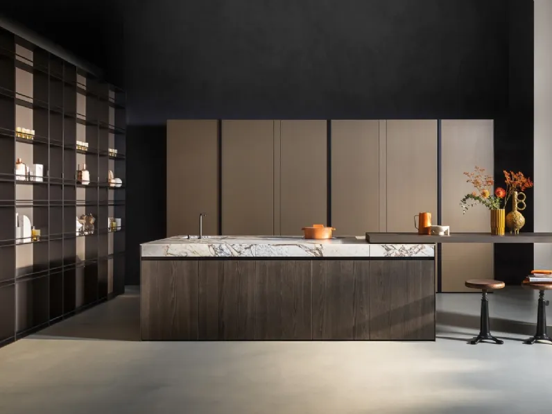 Cucina Design con isola Sei Project 1 di Euromobil