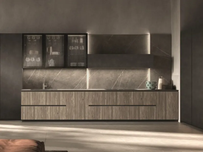 Cucina Design Factory lineare di Aster Cucine