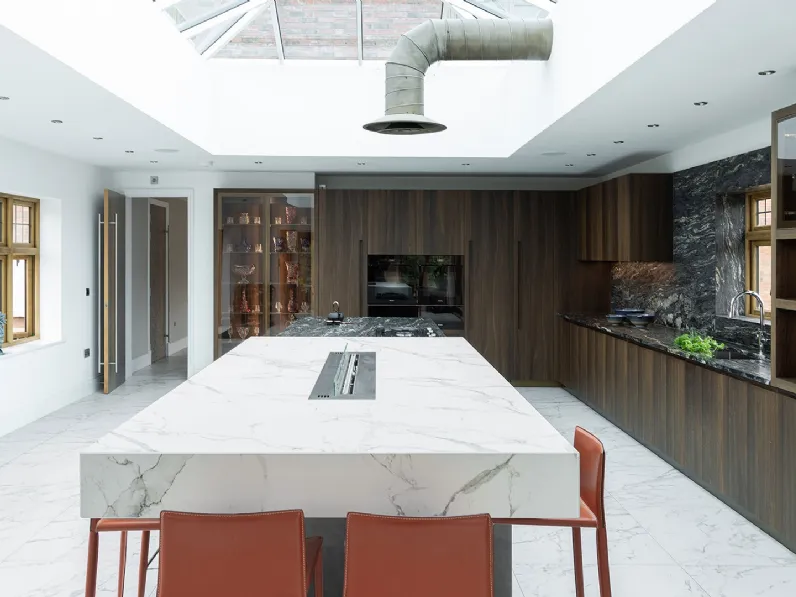 Cucina Design G180 in Rovere Termotrattato di TM Italia