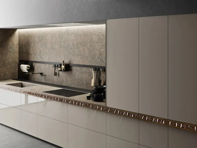 Cucina Design Genius Loci Vitrum Kashmir di Valcucine