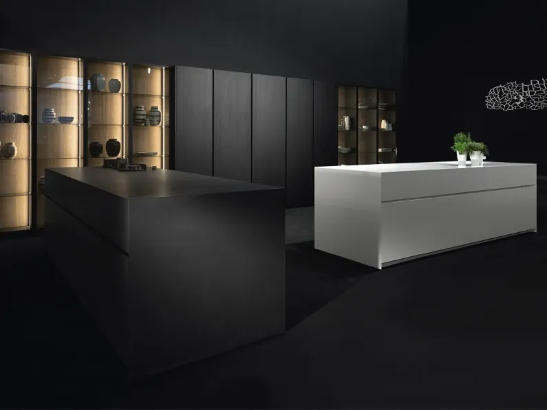 Cucina Design Giza in legno con isola di Maistri