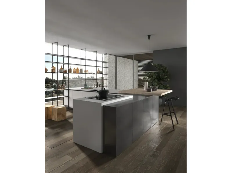 Cucina Design con penisola HC-08 High Design 10 di Astra