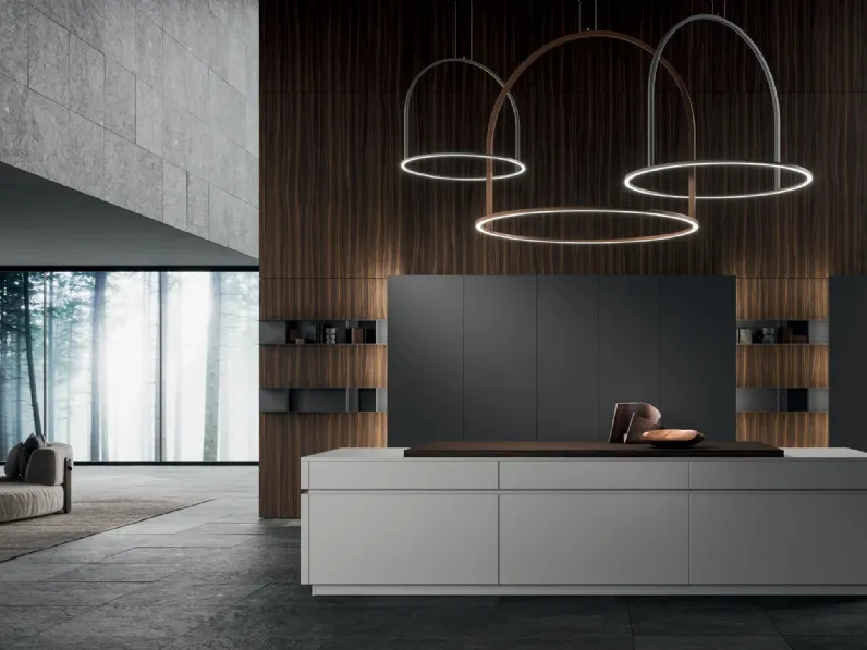 Cucina Design con isola HC-08 Minimal Design 04 di Astra