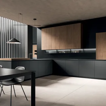 Cucina Design con penisola HC-08 Minimal Design 06 di Astra