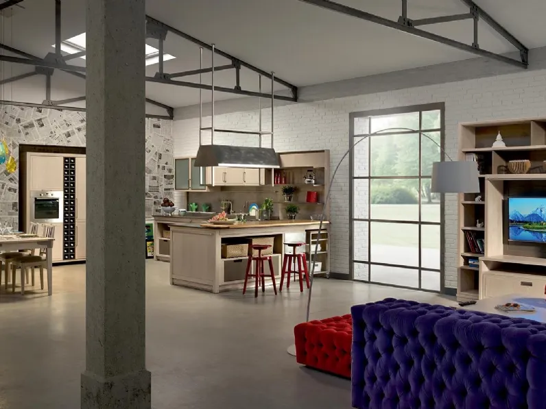 Cucina Design Industrial Chic 5 de L'Ottocento