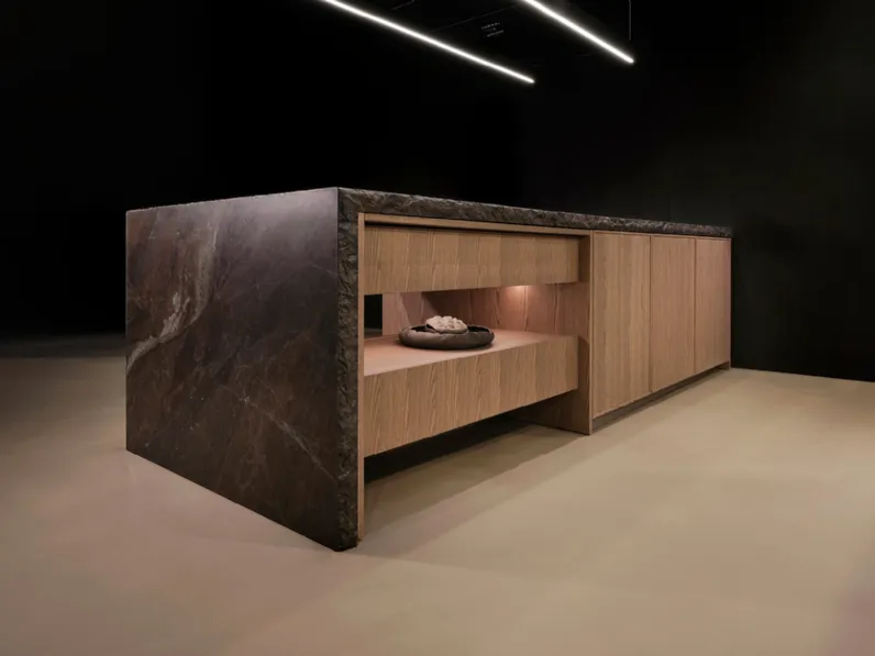 Cucina Design con penisola K table + Arena + Rim di Maistri