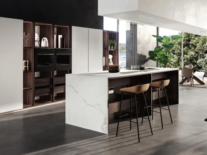 Cucina Design con isola K table di Maistri