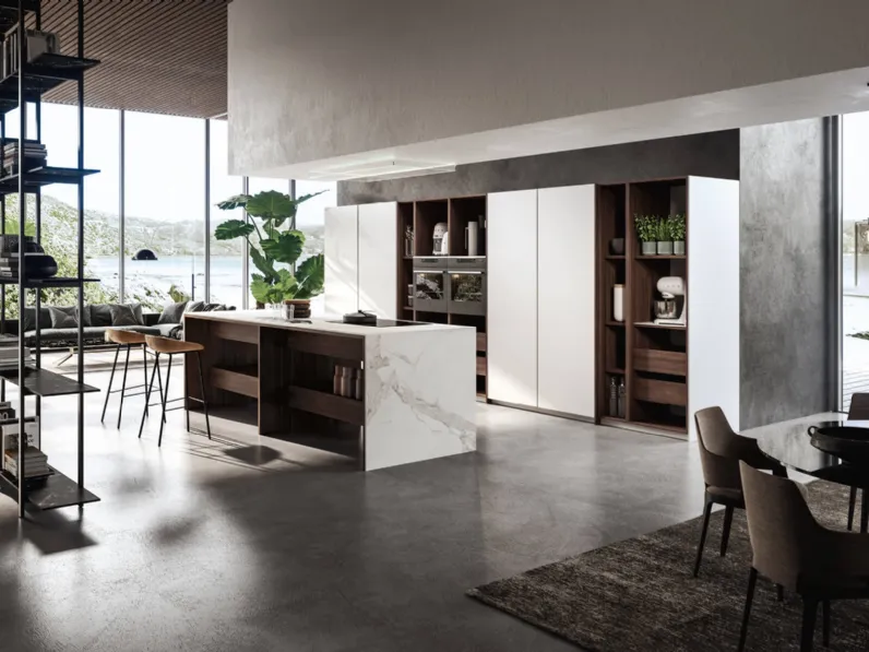 Cucina Design con isola K table di Maistri