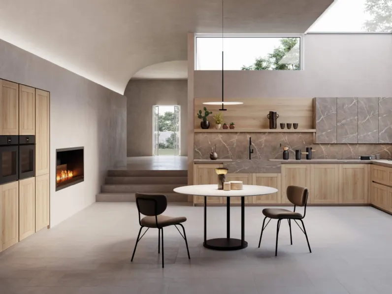 Cucina Design angolare K105 07 di Zecchinon Cucine