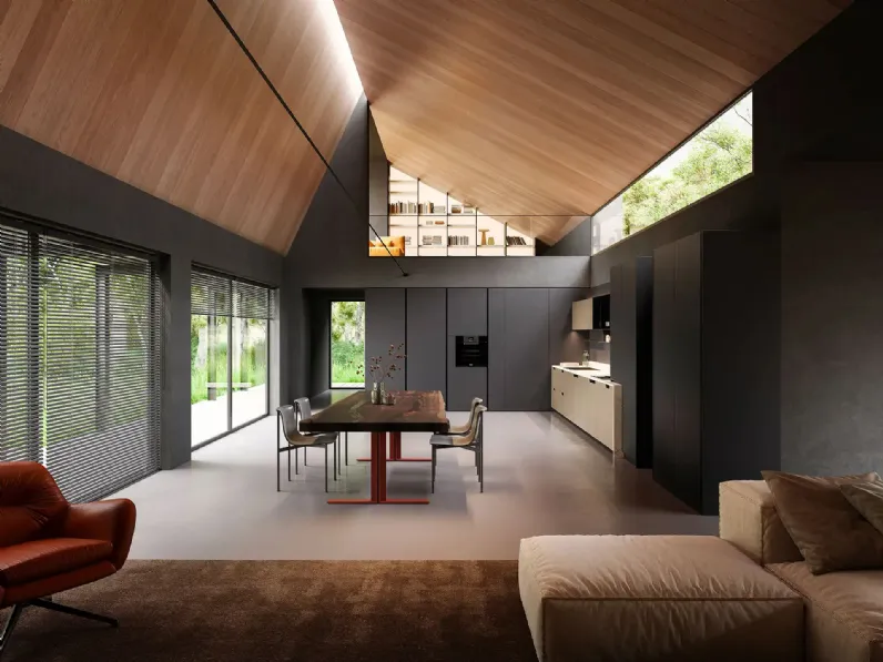 Cucina Design angolare Kappa + Tau Portrait 17 di Armony