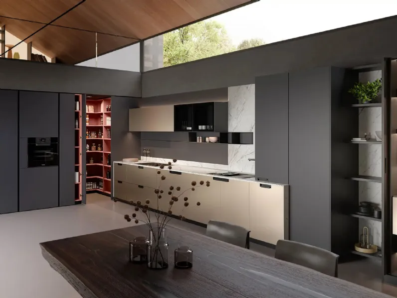Cucina Design angolare Kappa + Tau Portrait 17 di Armony