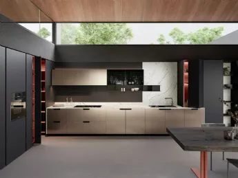 Cucina Design angolare Kappa + Tau Portrait 17 di Armony