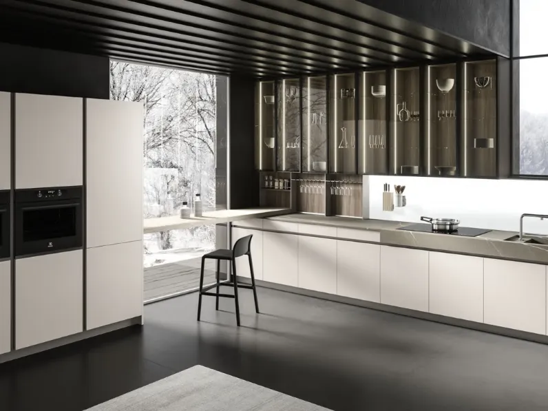 Cucina Design ad angolo Lab13 Kitchen 05 di Aran