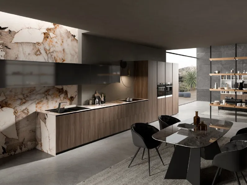Cucina Design lineare Lab13 Kitchen 08 di Aran