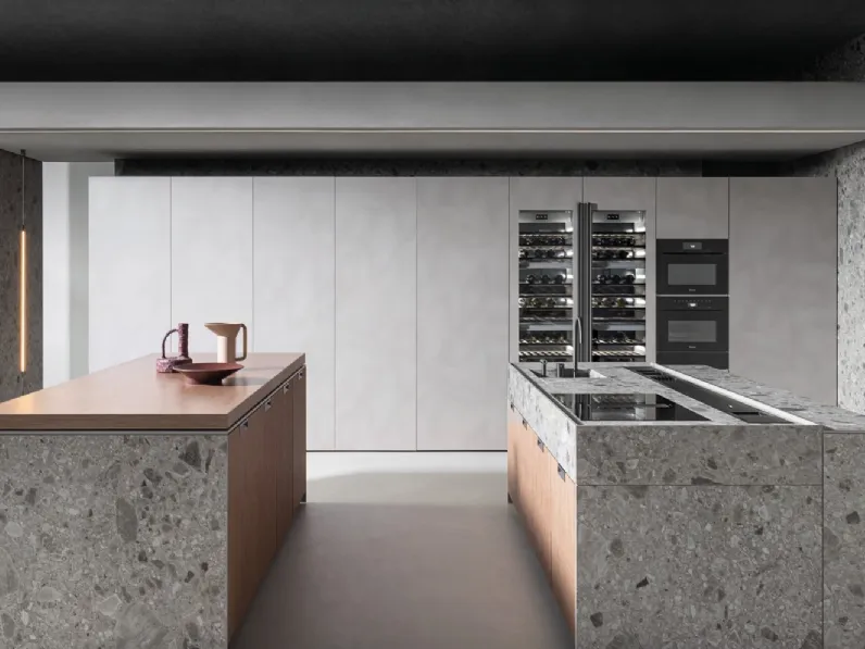 Cucina Design con doppia isola Lain Project 2 di Euromobil