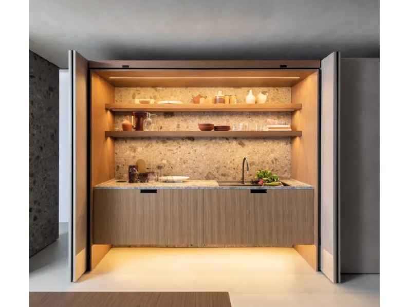 Cucina Design Lain Project 2 monoblocco di Euromobil