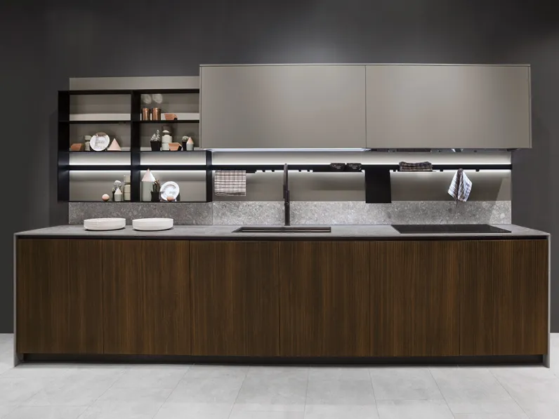 Cucina Design Linea Edge lineare di Composit