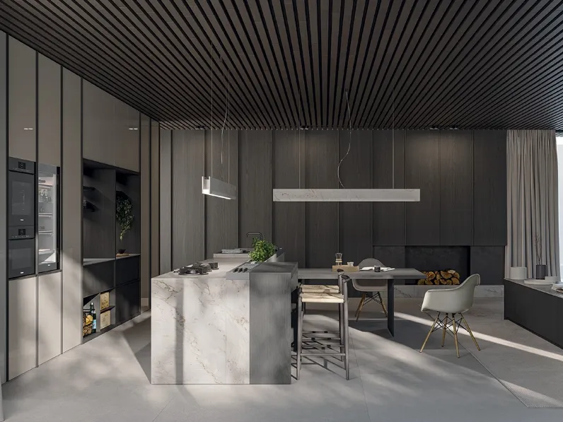Cucina Design con isola Loggia In di Zampieri Cucine