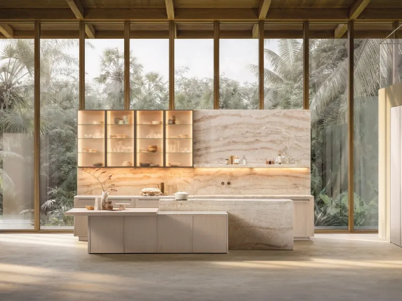 Cucina Design con isola Margo di Euromobil