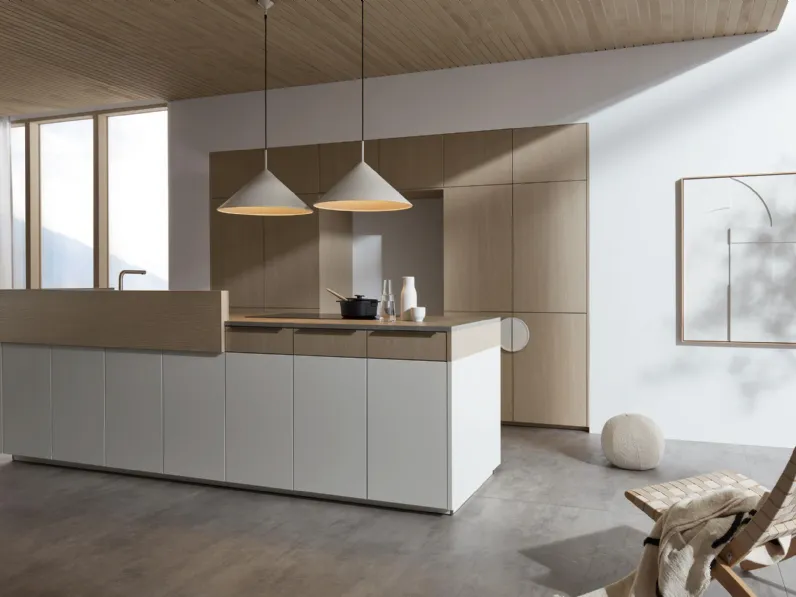 Cucina Design con isola Neo Leaf 05 di Nolte