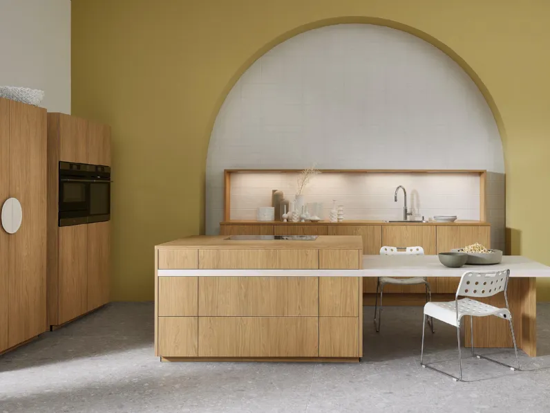 Cucina Design con isola Neo Leaf 06 di Nolte
