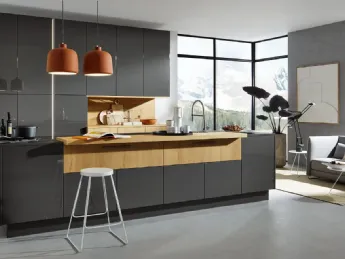 Nova Lack Grafite e Legno