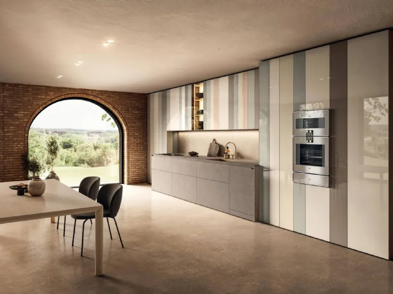 Cucina Design lineare NOW Project 2830 di Lago