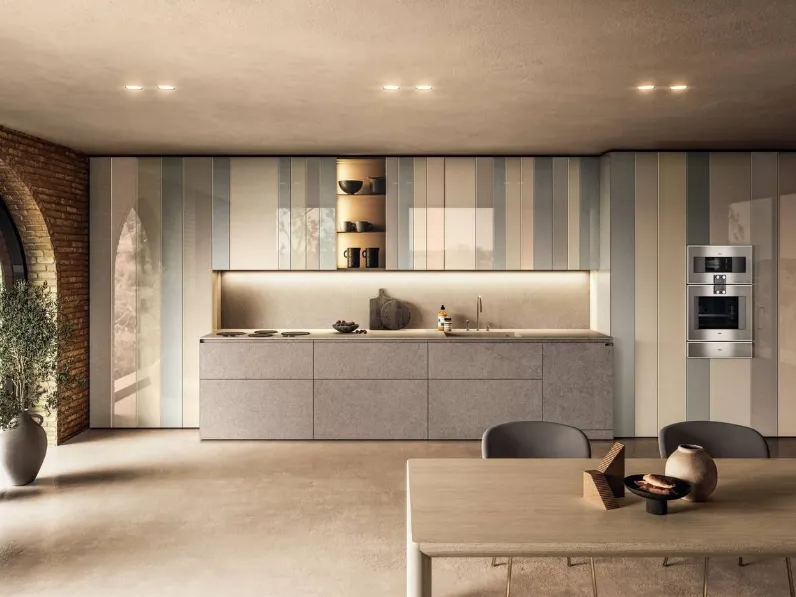 Cucina Design lineare NOW Project 2830 di Lago