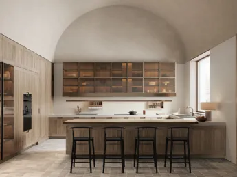 Cucina Design con penisola Principia e Teca di Arclinea ## Cucina Design con Penisola e Teca di Arcl