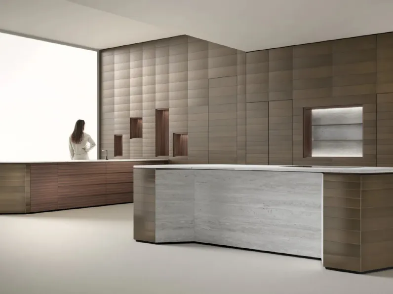 Cucina Design con isola e penisola Progetto Cucina #06 di Laura Meroni