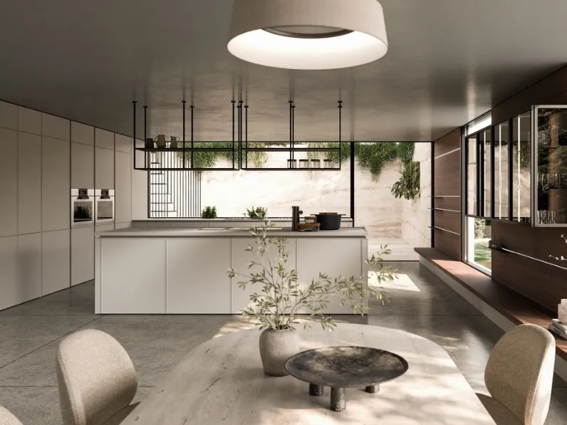 Cucina Design con isola Quadra 03 di Snaidero