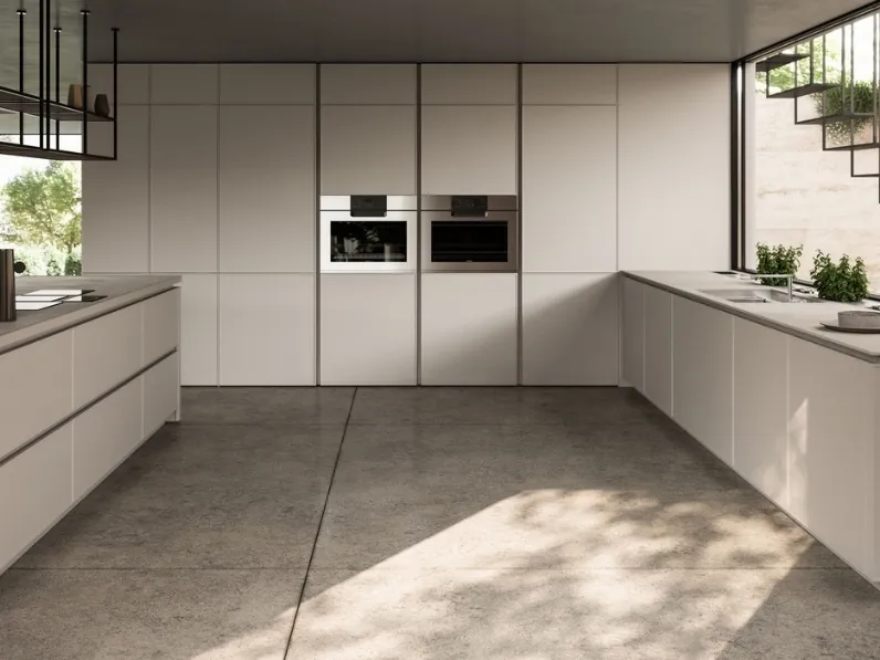 Cucina Design con isola Quadra 03 di Snaidero