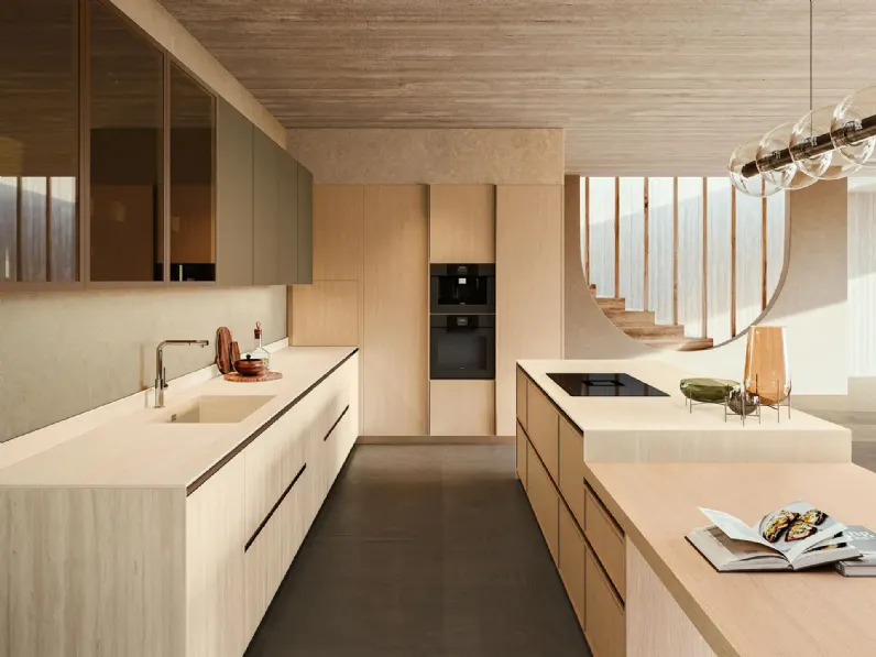 Cucina Design con isola Quadro + Skyline + Yota Portrait 22 di Armony