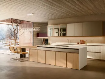 Cucina Design con isola Quadro, Skyline e Yota Portrait 22 di Armony