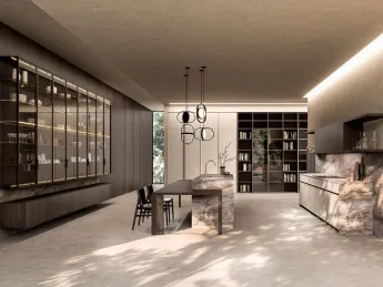 Scopri la cucina Quintessence di Aster Cucine: design moderno con isola