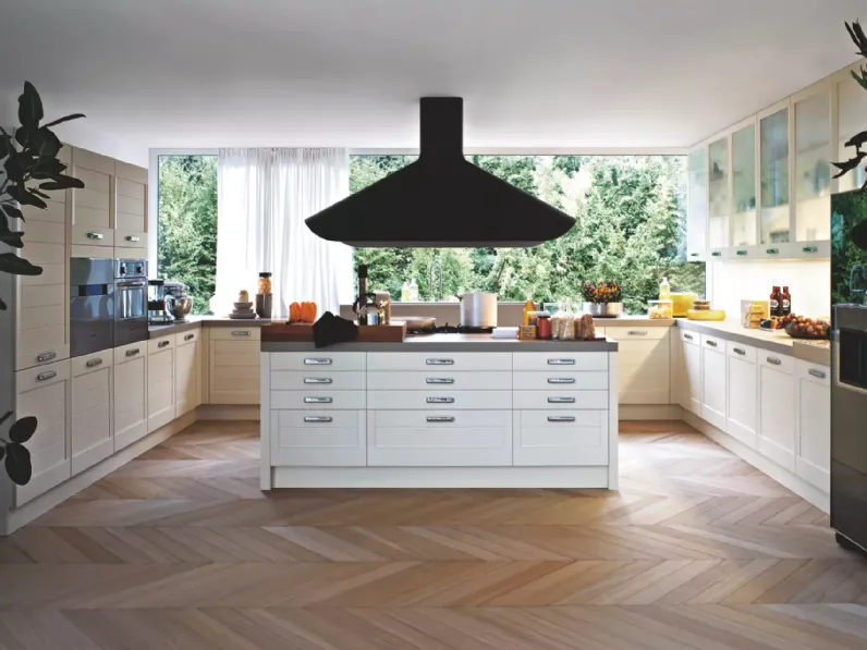 Cucina Design in frassino laccato Regula di Elmar