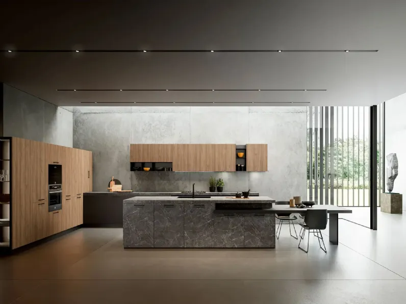 Cucina Design con isola Rho Portrait 18 di Armony