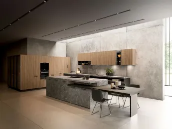 Cucina Design con isola Rho Portrait 18 di Armony.