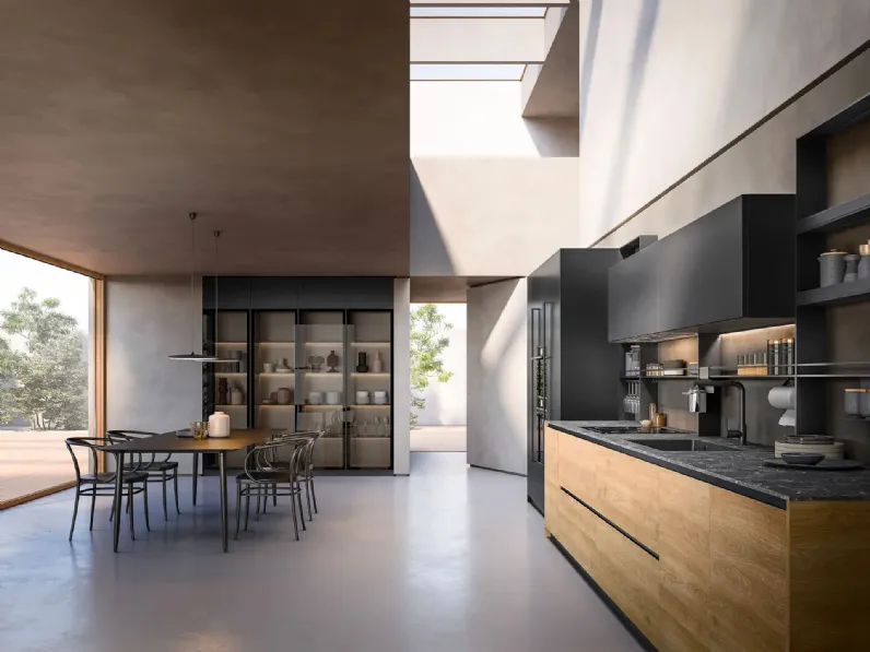 Cucina Design lineare Rho + Yota Portrait 15 di Armony