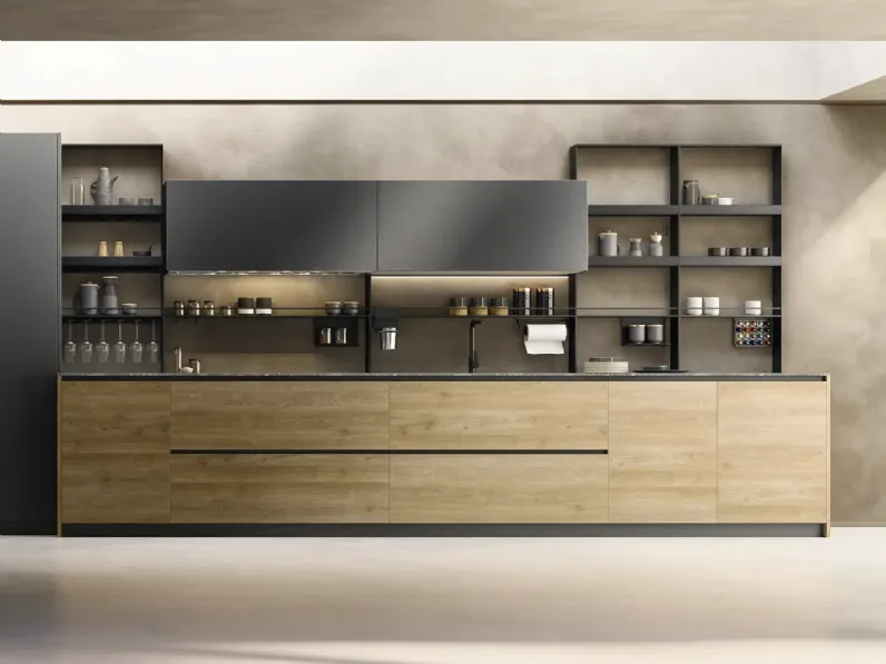 Cucina Design lineare Rho + Yota Portrait 15 di Armony