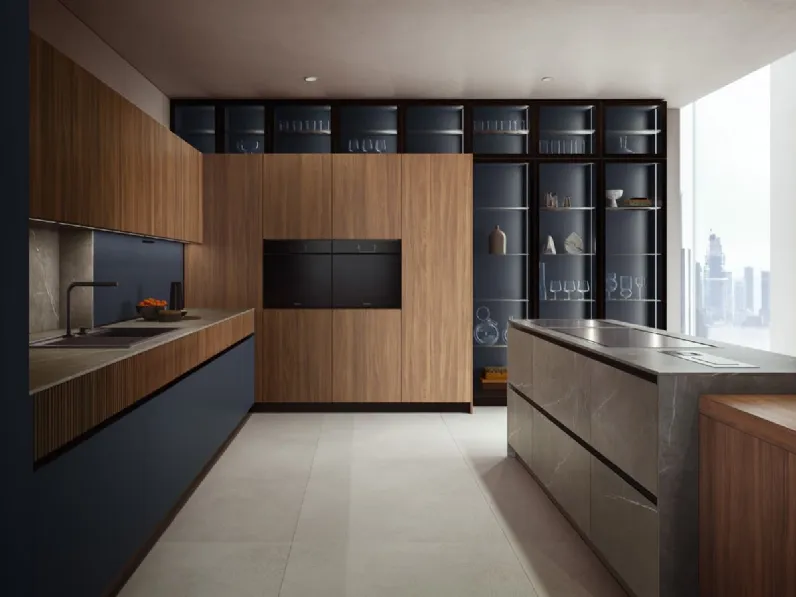 Cucina Design con isola Riga 02 di Armony