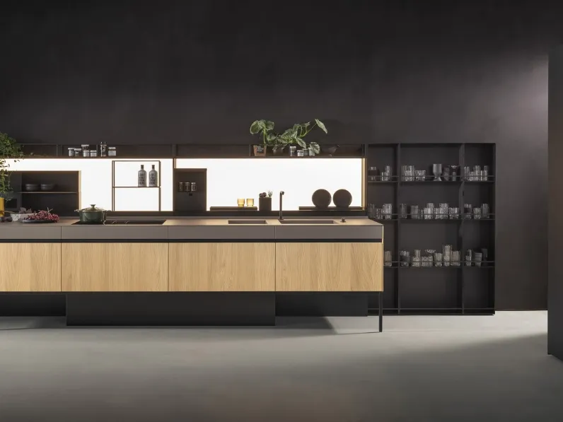 Cucina Design lineare Sei Project 4 di Euromobil