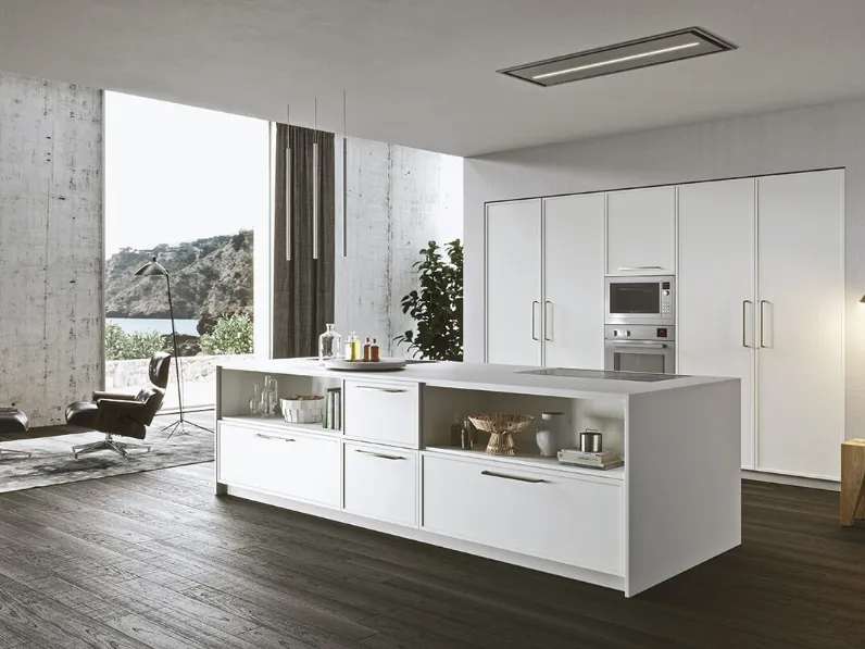 Cucina Design in laccato opaco bianco Sistema 22 Ambiente 09 di Alta Cucine
