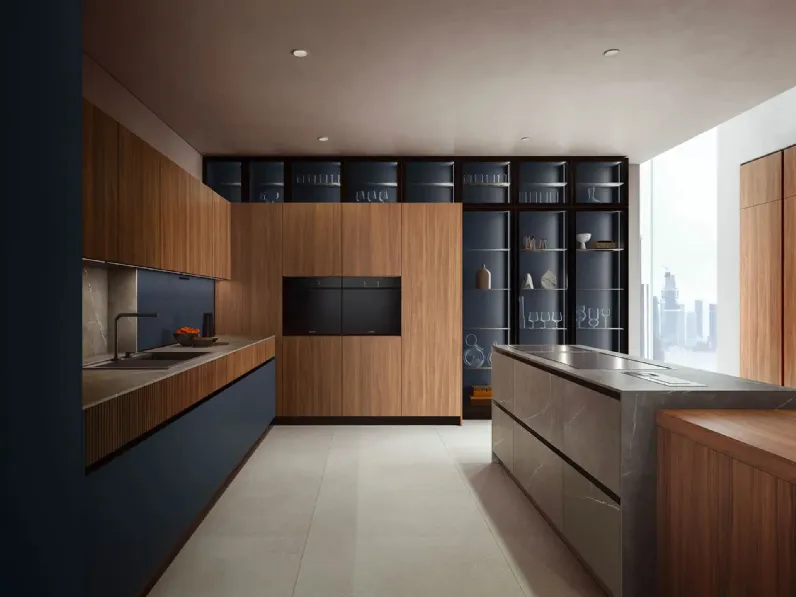 Cucina Design con isola Skyline + Yota + Riga Portrait 27 di Armony