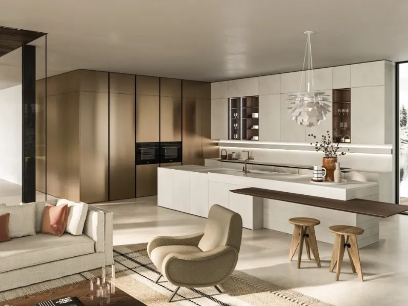 Cucina Design con isola Elementi 01 di Snaidero