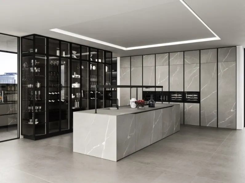 Cucina Design con isola Elementi 02 di Snaidero