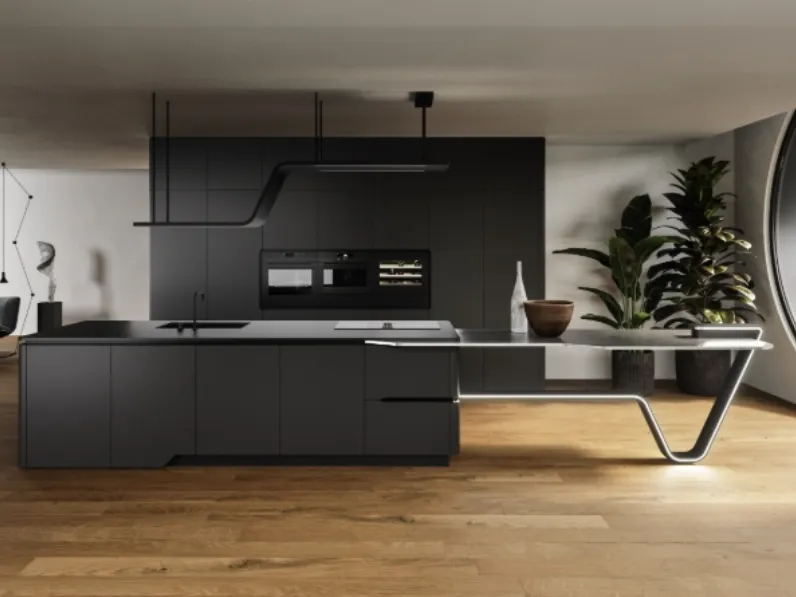 Cucina Design con isola Vision 02 di Snaidero