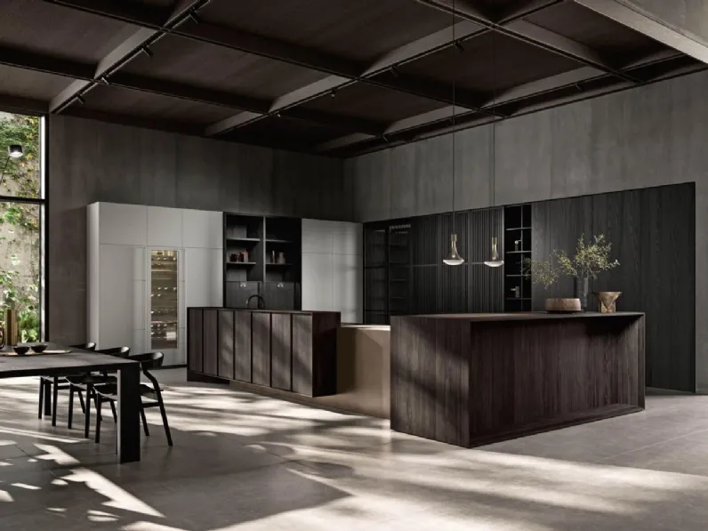 Cucina Design con isola Tai-O di Key Cucine